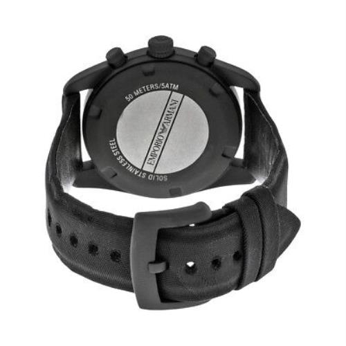 Emporio Armani Sport Chronograph Men`s Black Canvas Camouflage Watch AR6051  - Emporio Armani watch - 723763216890 | Fash Brands