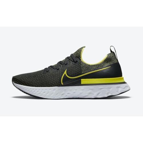 nike react infinity run yellow