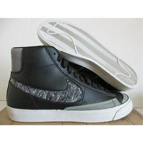 Nike Blazer Mid `77 Recycled Wool Black-smoke Grey SZ 10 CW6726-001