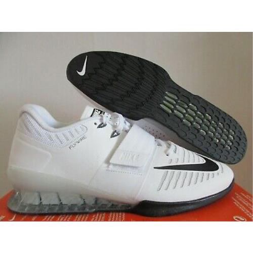 nike romaleos 3 white black