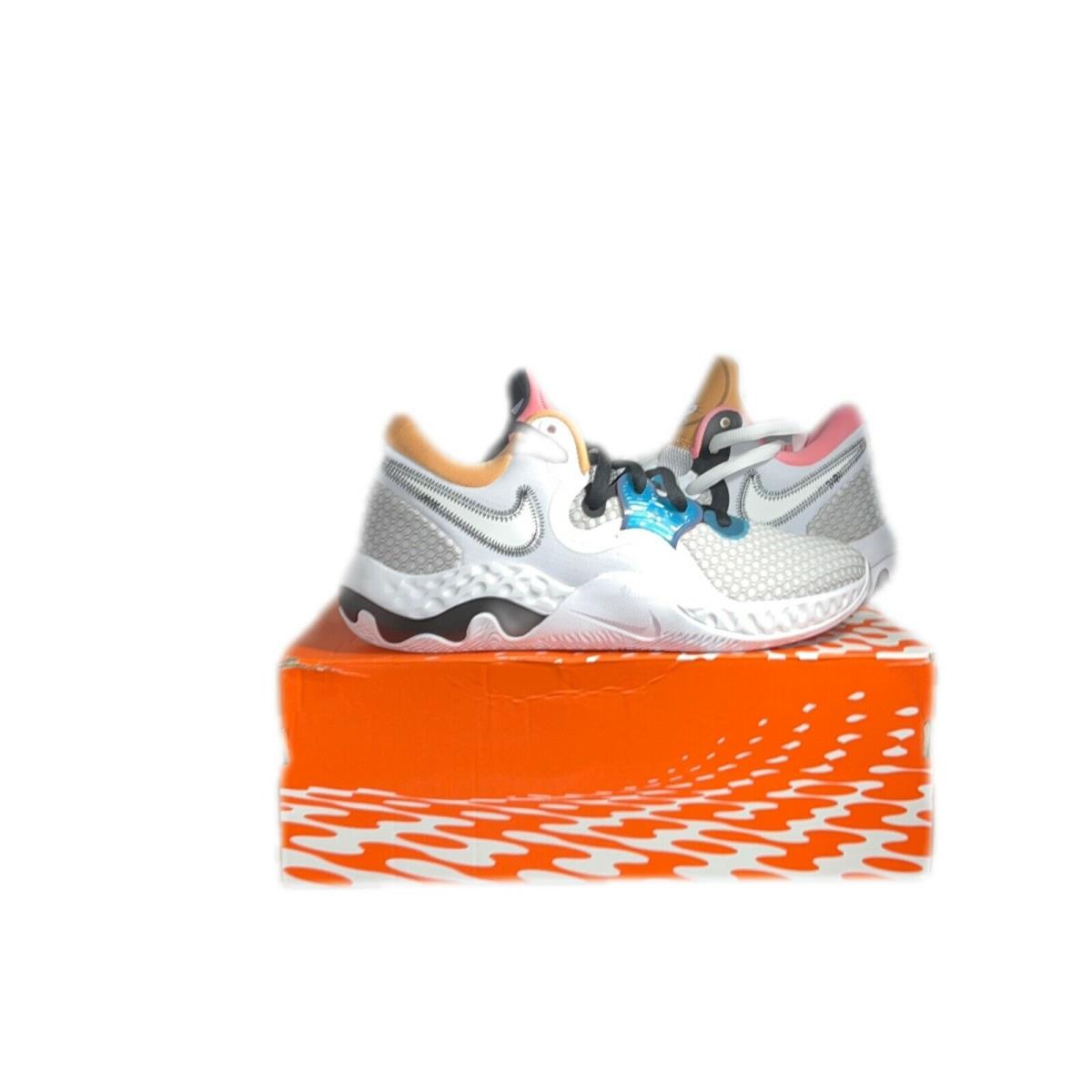 Nike Unisex Renew Elevate 2 CW3406 505 Multicolor Basketball Shoes Sz M 9 W 10.5 - Multicolor