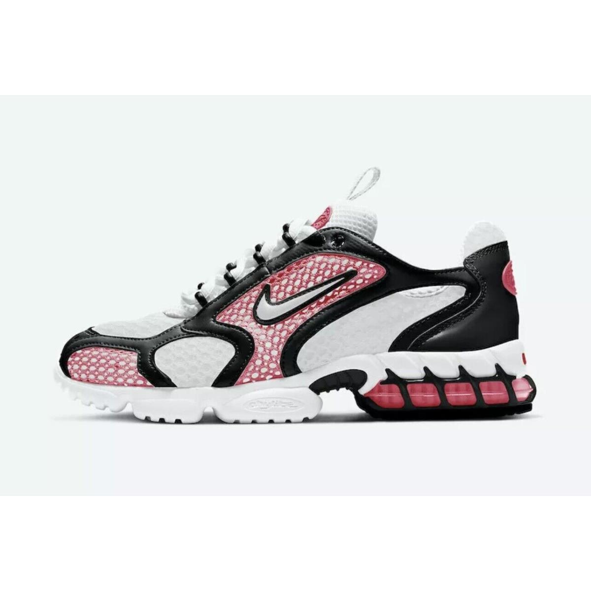 Nike Wmns Air Zoom Spiridon Cage 2 White-flash Crimson SZ 8 CD3613-101 - White, Manufacturer: White