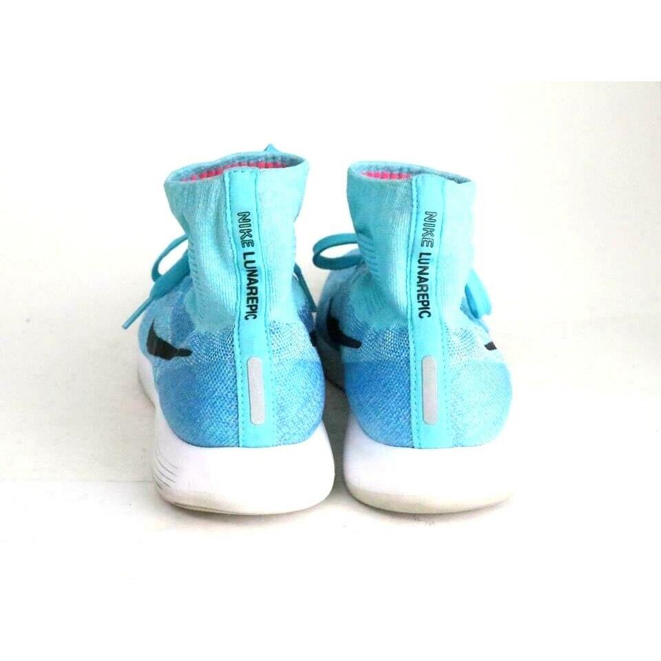 Nike shoes LunarEpic Flyknit - Blue /Black/White 1