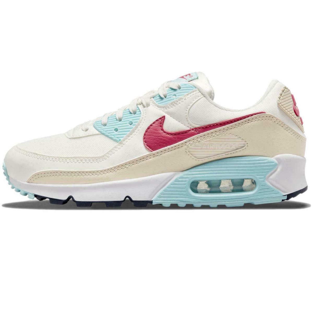 Nike Women`s Air Max 90 `sail Copa` Shoes Sneakers DQ4699-100 s 6.5 - Pink