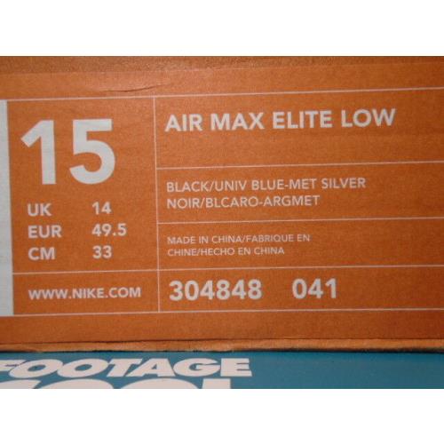 Nike shoes Air Max Elite Low - Black 6