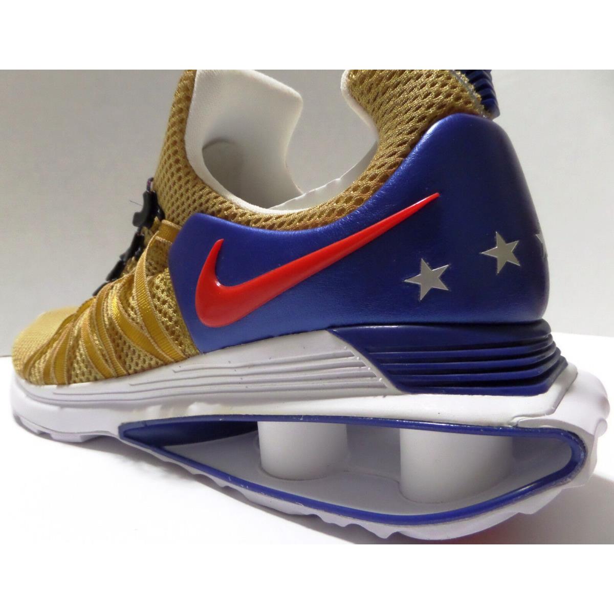 Nike Shox Gravity Mens AR1999-700 Metallic Gold Red Blue - Men`s 12 | 883212271273 - Nike shoes Shox Gravity - Red/White/Gym Blue | SporTipTop