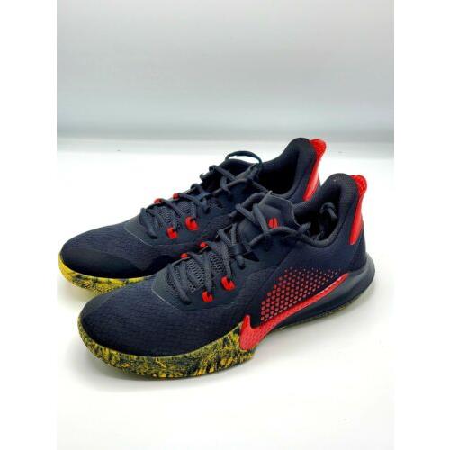 Nike Mamba Fury Mens Size 8.5 `bruce Lee` Black Red Kobe Bryant