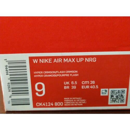 Nike shoes Air Max NRG - Hyper Crimson / Flash Crimson 8
