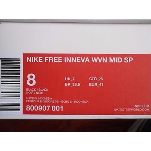 Nike shoes Free Inneva - Black 3