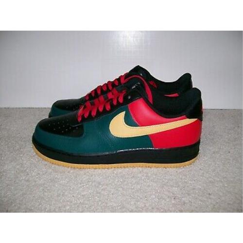 SZ 10.5 Nike ID Air Force 1 Black Lives Matter CT7875-994 Blm Green Red