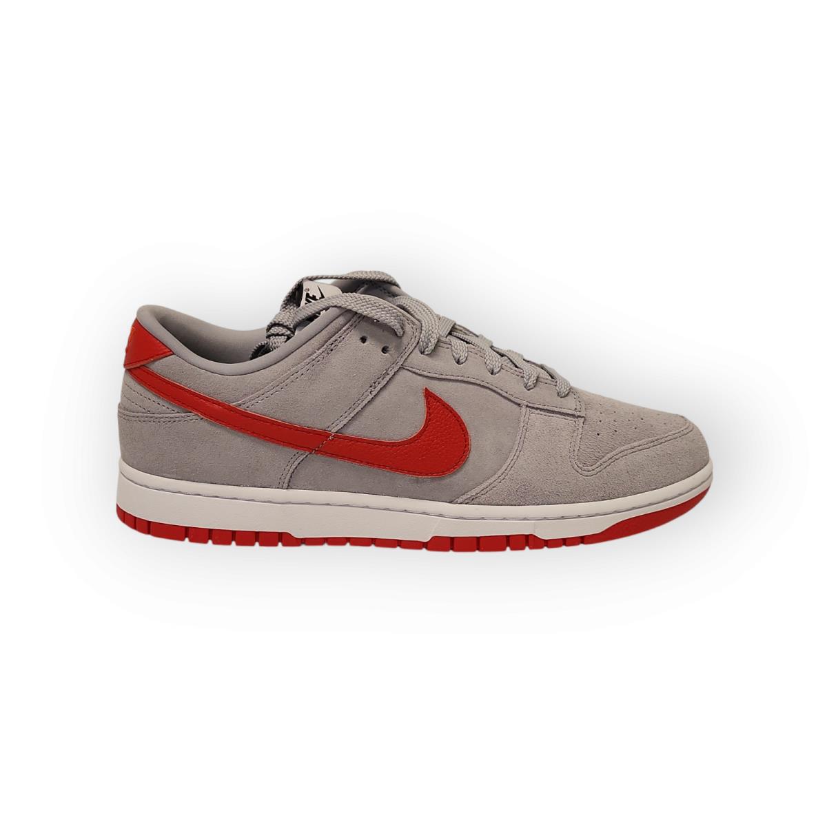 Nike By You Dunk Low Retro Grey/red Shoes AH7979-992 Men`s Size 11.5 - Grey/Red