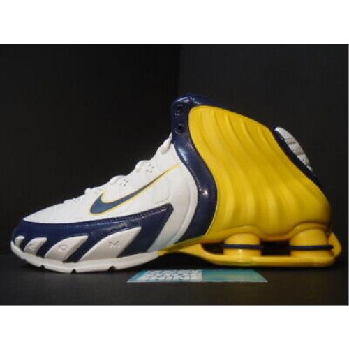 05 Nike Shox Lethal Jermaine PE White Blue Yellow BB4 311240-141 11.5 | 883212721167 Nike shoes Shox Lethal - White SporTipTop