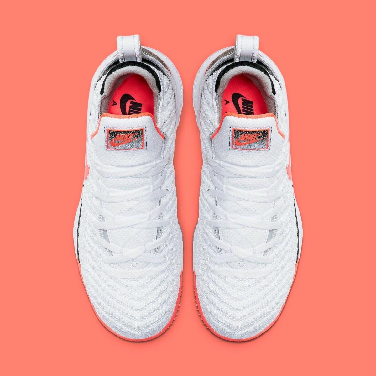 Nike shoes LeBron XVI - White/ Hot Lava- Flat Silver , White/ Hot Lava- Flat Silver Manufacturer 3