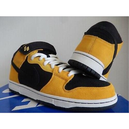 nike dunk mid yellow