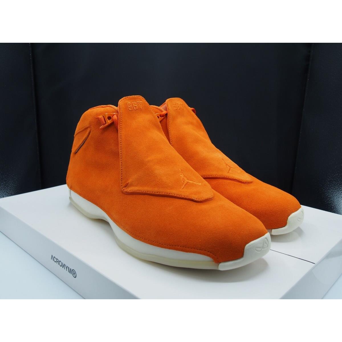 orange jordan 18