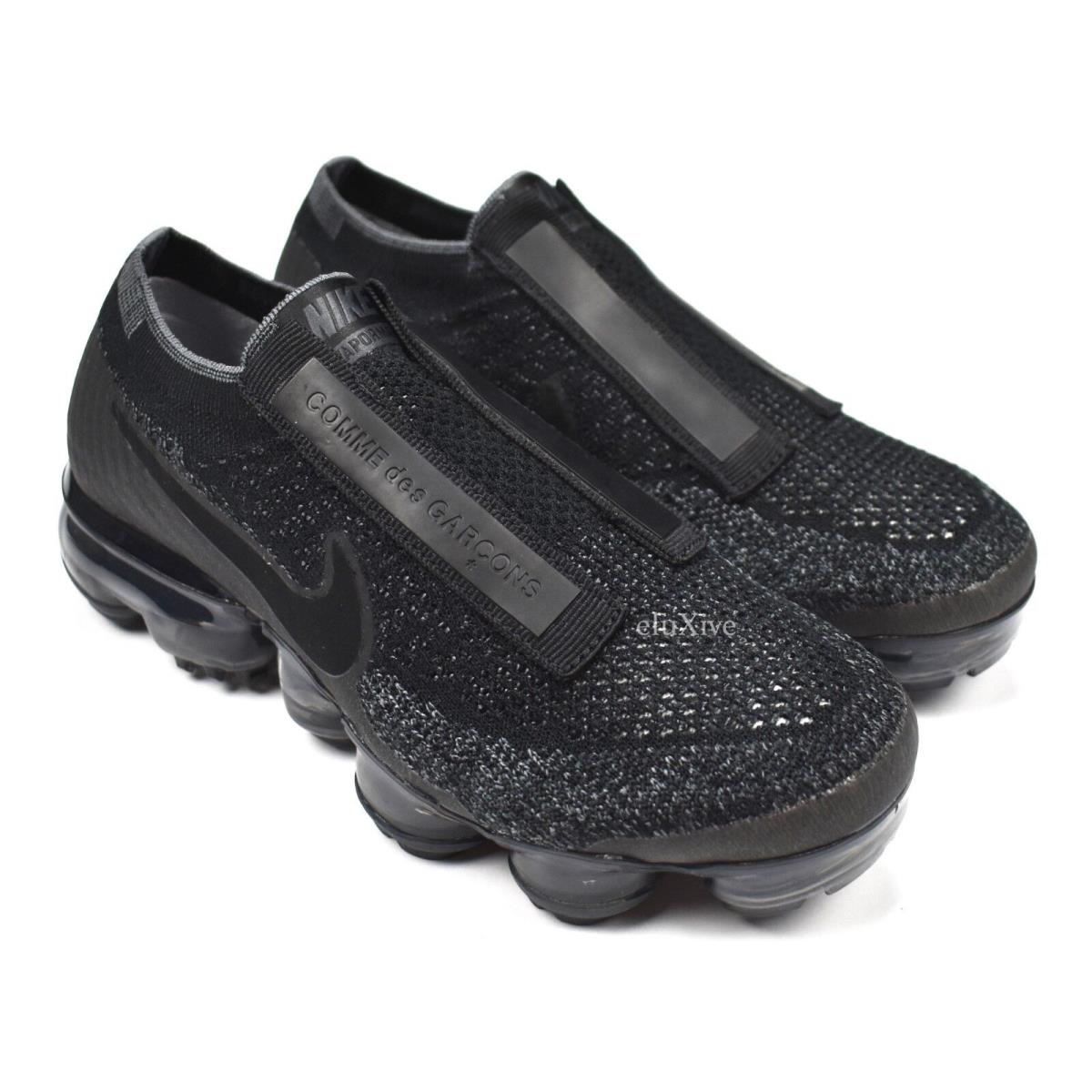 Nike Comme Des Garcons Air Vapormax FK Cdg Triple Black Sneakers 5