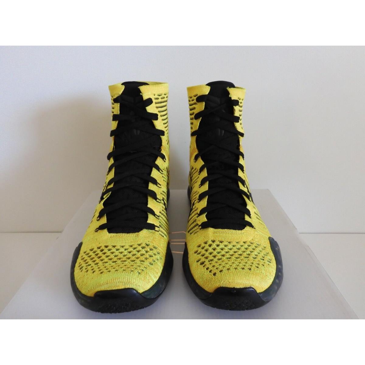 Kobe X 10 Elite Coda Opening Night Yellow-black-volt SZ 802762-707 | 826220343686 - Nike shoes Kobe Elite - Yellow |