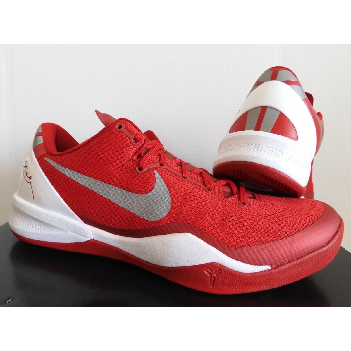 red and white kobe shoes