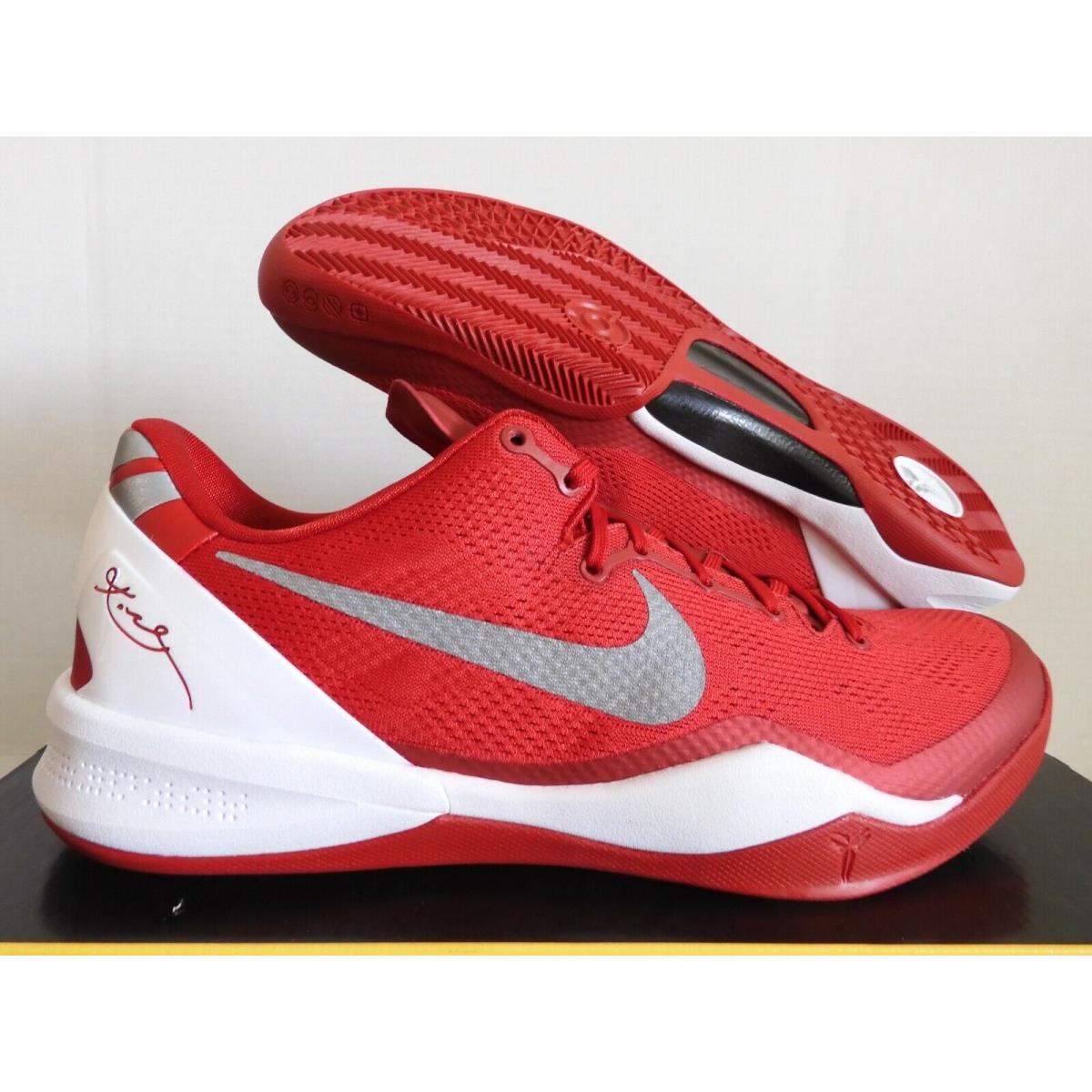 red and white kobe shoes