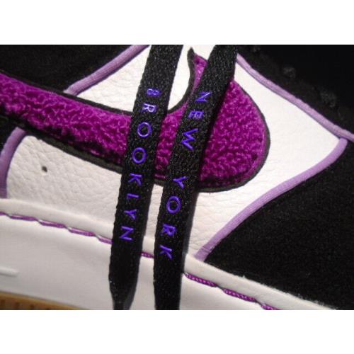 Nike Air Force 1 Low Supreme I/o 5 Boroughs Brooklyn NY Black Plum 318931-003 13