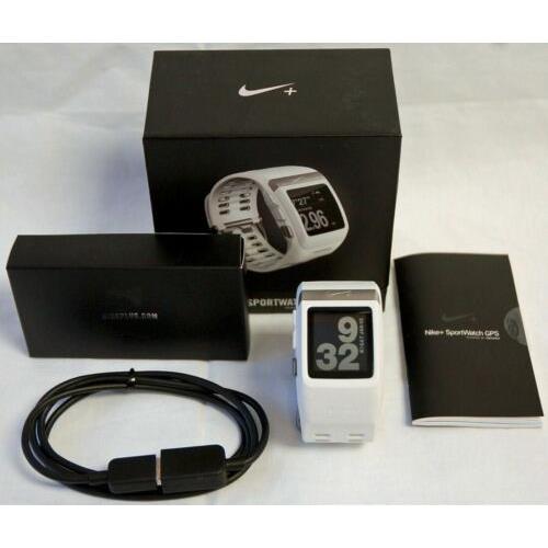 lucht Inzichtelijk via Nike+ Plus Gps Sport Watch White/silver Tomtom Running Workout Band Runner  - Nike watch - | Fash Brands