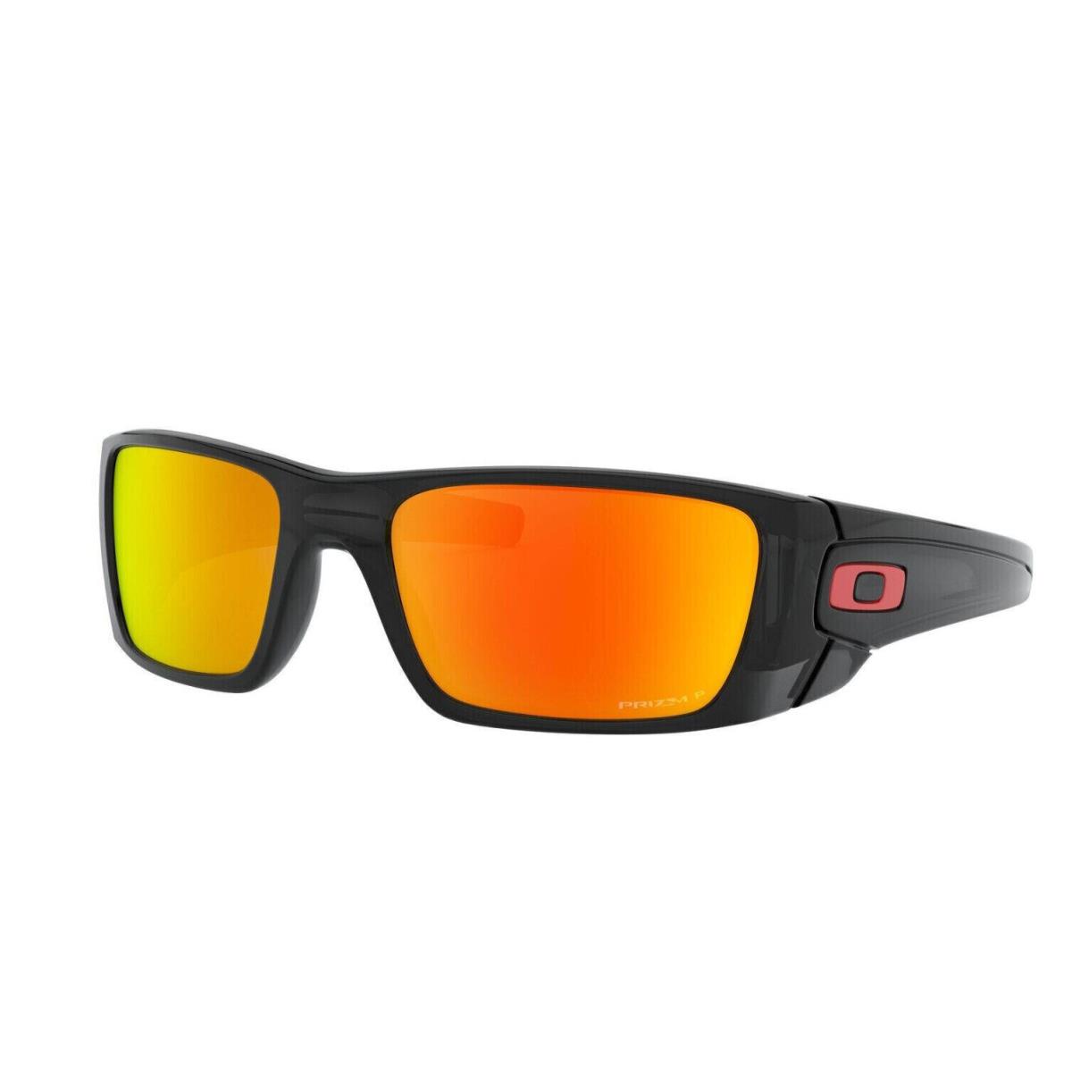 Oakley Sunglasses Fuel Cell Black Ink W/prizm Ruby Polarized Iridium OO9096-K0 - Frame: Black, Lens: Orange
