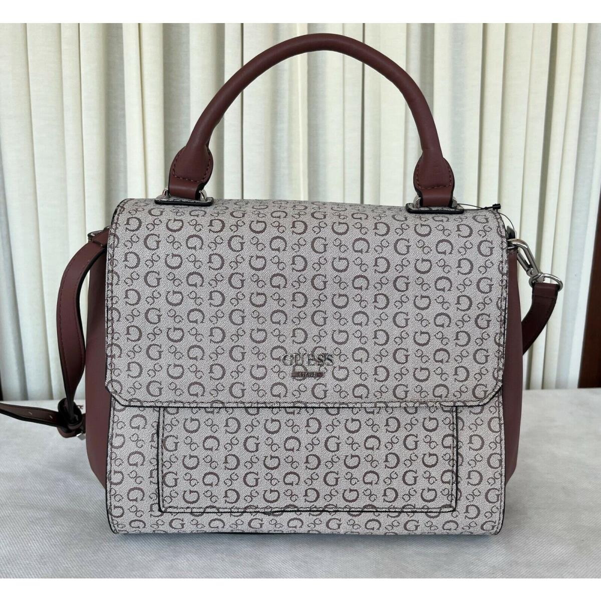 mauve guess purse