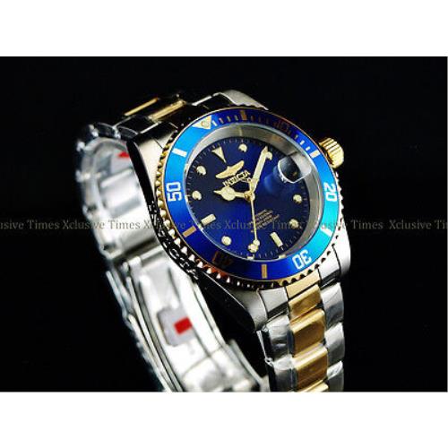 Invicta Men 40mm Pro Diver Coin Edge Bezel Automatic 2Tone SS Watch