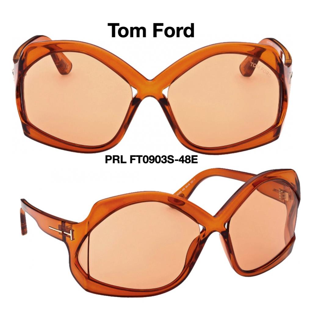 Tom Ford FT0903 Sunglasses Cheyenne - Large - Multiple Colors 48E (Transparent Brown/Brown)