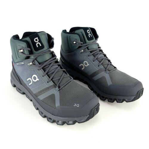 On-running On Running Cloudrock Rock Eclipse Gray Men`s Size 10 Waterproof Shoes 23.99246