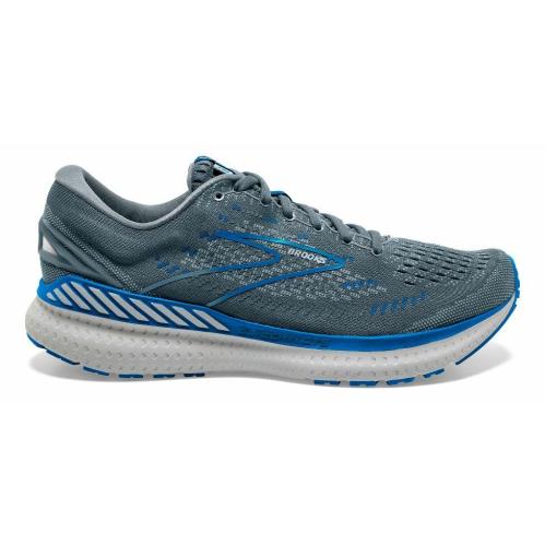Brooks Glycerin 19 Gts Grey Blue Running Shoes Men`s Sizes 8-13