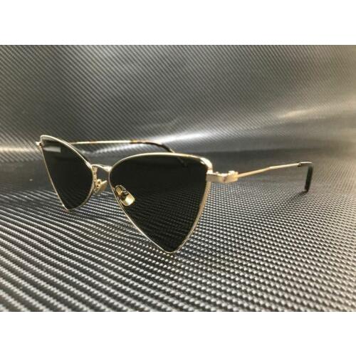 Saint Laurent SL 303 Jerry 004 Gold Square Oval Unisex 58 mm Sunglasses