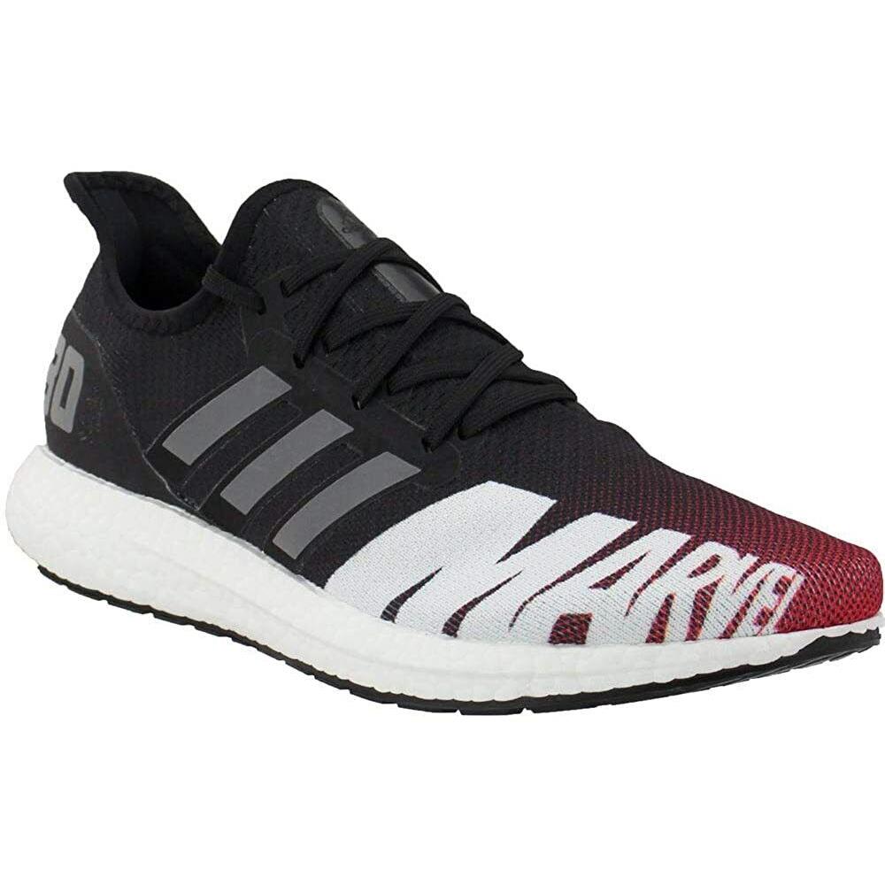 Adidas Mens AM 4 Marvel 80 Vol 1 Athletic Running Sneakers Shoes Black/silver