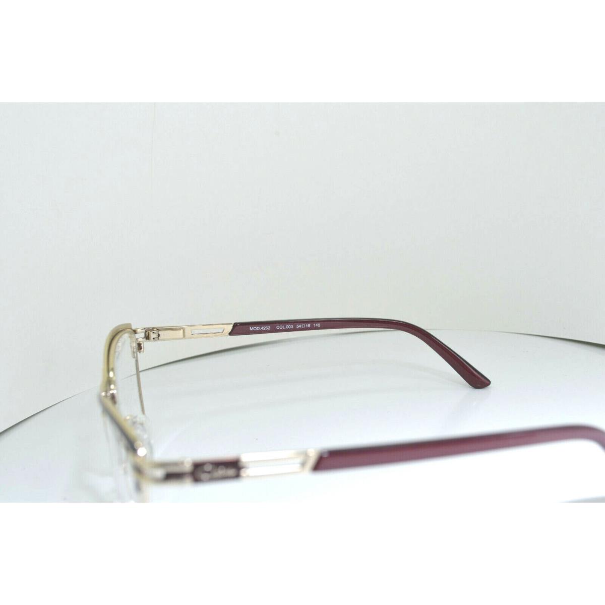 Cazal eyeglasses  - Gold/BURGUNDY Frame 1