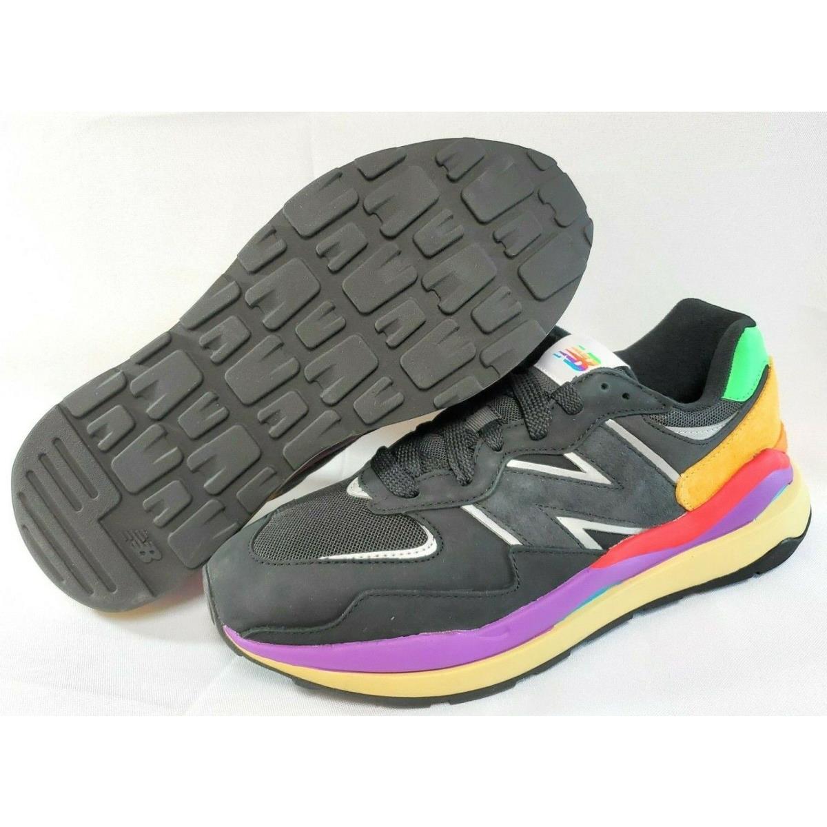 Mens New Balance 5740 LB Black Vivid Cactus Multicolor Suede Sneakers Shoes