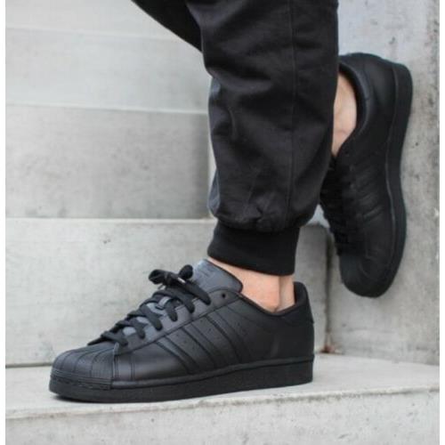 Adidas shoes Superstar Shelltoe - Black 1