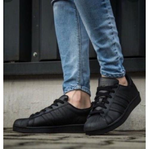 Adidas shoes Superstar Shelltoe - Black 0