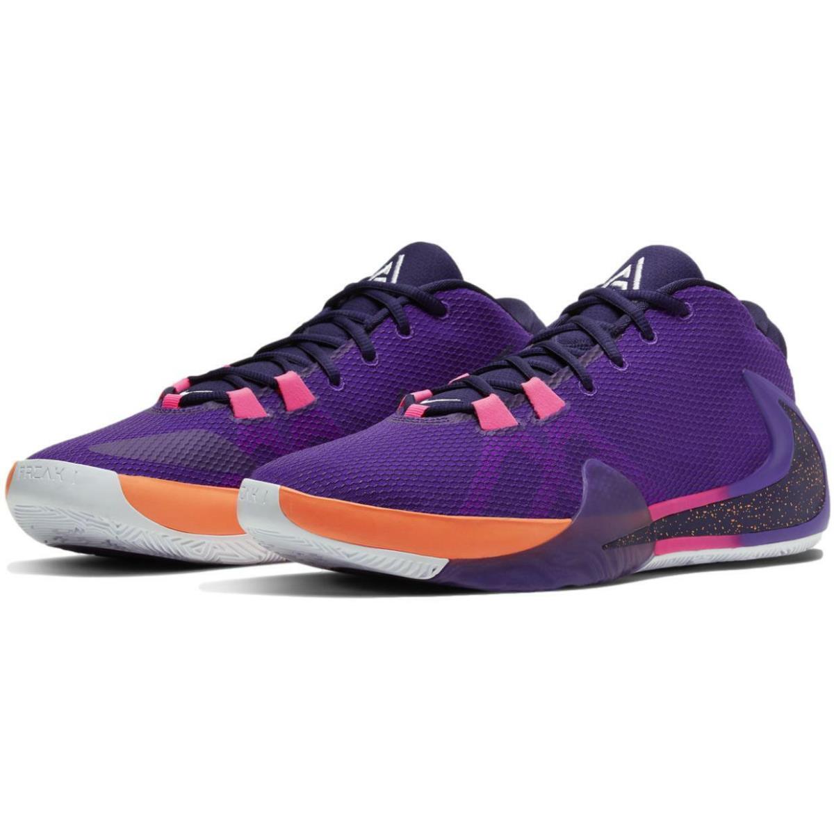 Nike Zoom Freak 1 GE Nba 2K20 `all Bros 4` Men`s Basketball Shoes DA4811-500
