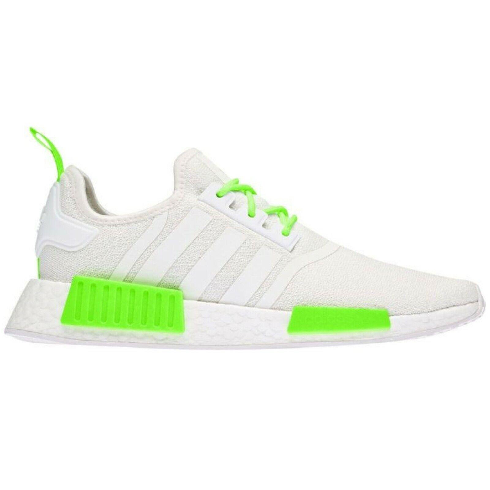 Adidas shoes NMD - Gray , GREY/NEON GREEN Manufacturer 8