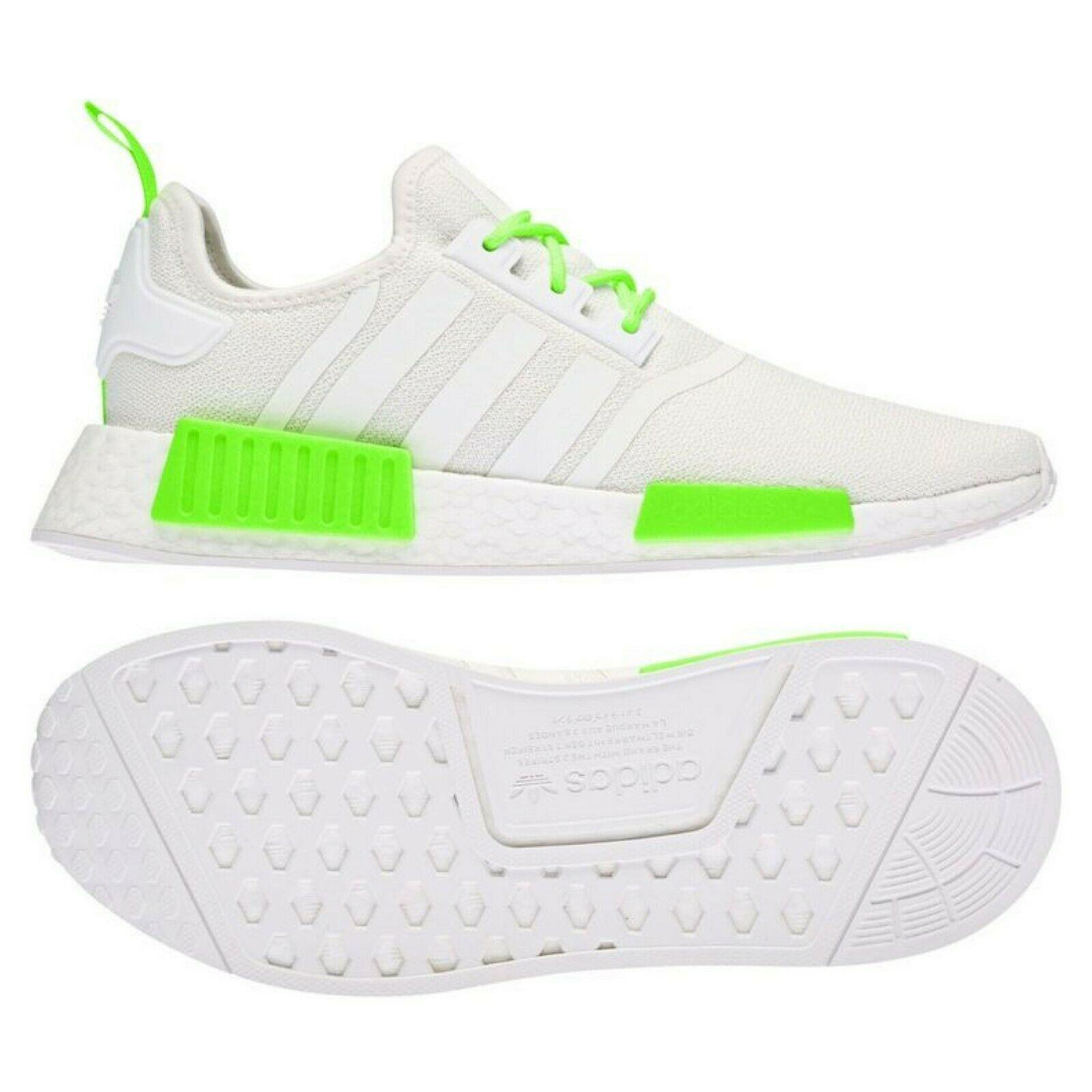 Adidas shoes NMD - Gray , GREY/NEON GREEN Manufacturer 9