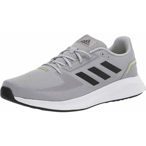 Adidas Men`s Runfalcon 2.0 FZ2804 Running Shoe 9.5 10.5 11.5 Size Halo Silver/Black/White