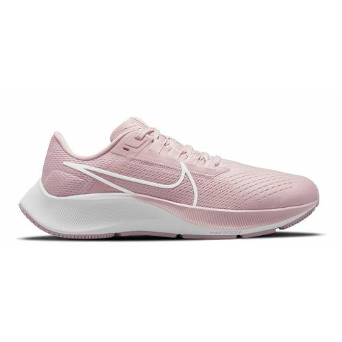 Women`s Nike Air Zoom Pegasus 38 Champagne Pink Running Shoes Sizes 6-11 - Pink