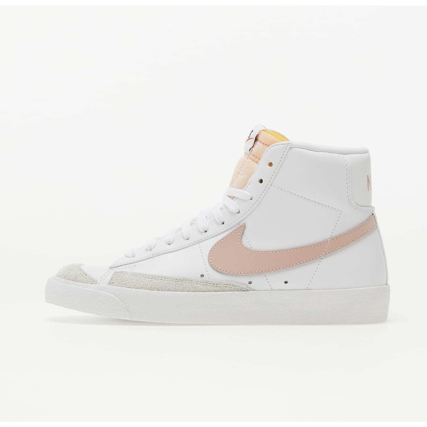 nike blazer mid 77 white pink oxford