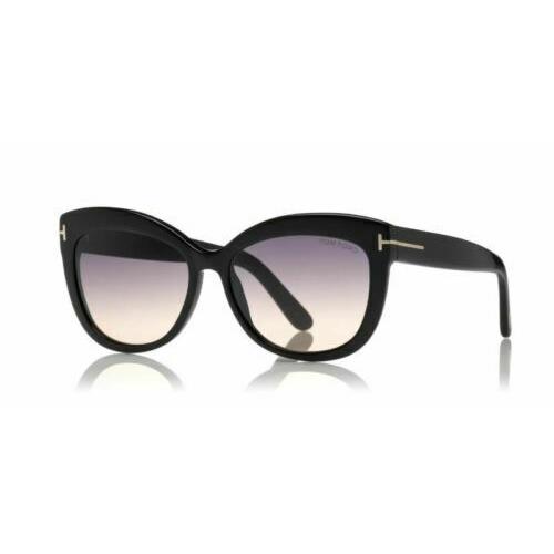 Tom Ford FT 0524 01D Black Grey Smoke Polarized Men`s Sunglasses 56mm