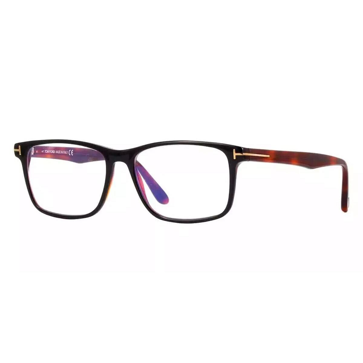 Tom Ford FT 5752FB 005 Eyeglasses Black Havana Frame 55mm