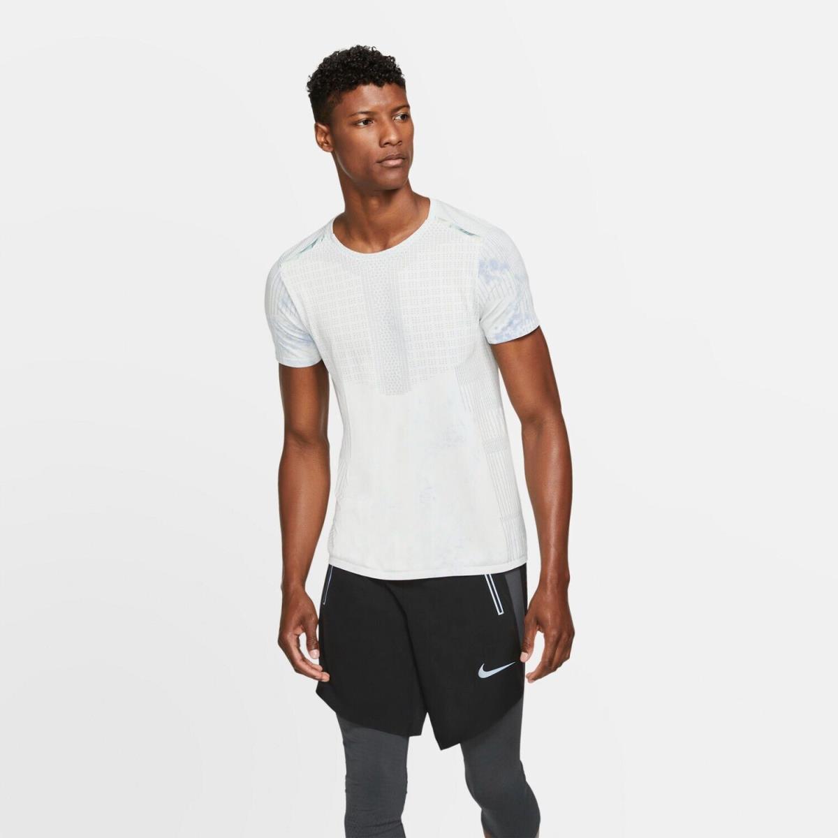 Nike Mens Dri Tech Pack Running Shirt Gray BV5623 012 Large