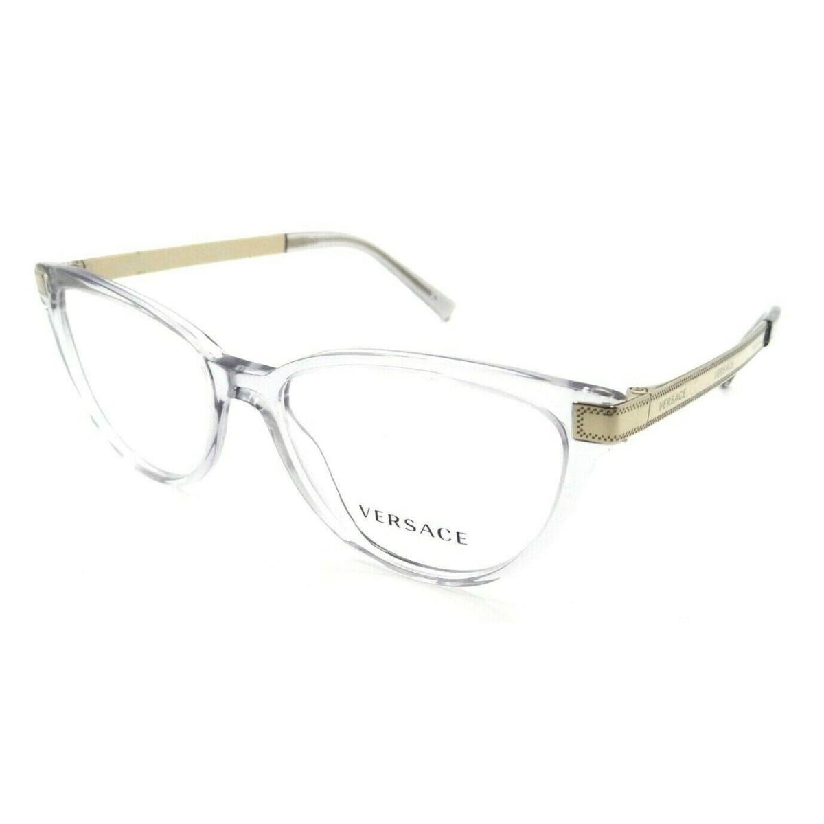 Versace Eyeglasses Frames VE 3271 5305 54-16-140 Transparent Grey Made in Italy