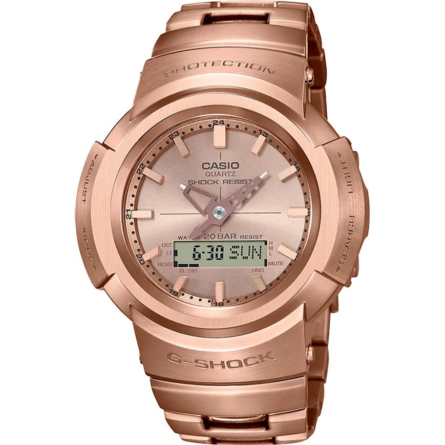 Casio G-shock Gold Ingot Limited Edition Rose Gold Mens Watch AWM500GD-4A