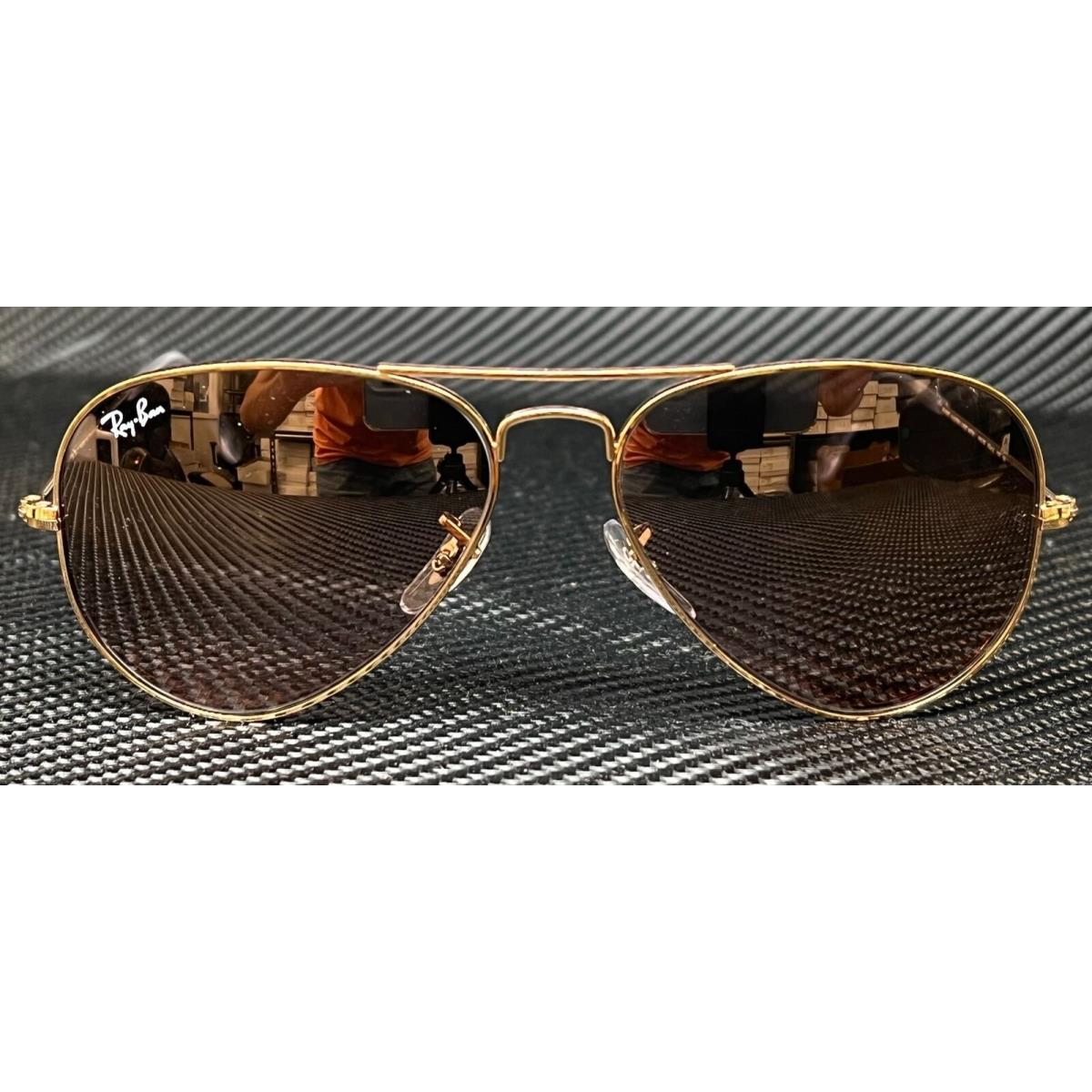 Ray Ban RB3025 001 3E Gold Aviator 58 mm Unisex Sunglasses