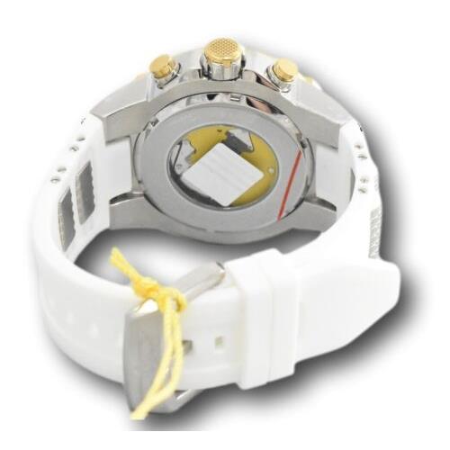 Invicta watch Speedway - Multicolor Dial, White Band, Gold Bezel